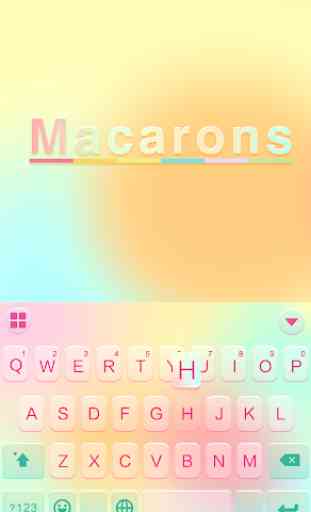 Macarons Tema de teclado 1