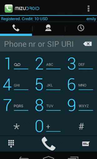 MizuDroid SIP VOIP Softphone 3