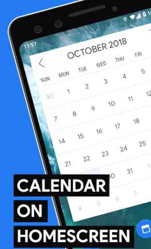 Month: Calendar Widget 1