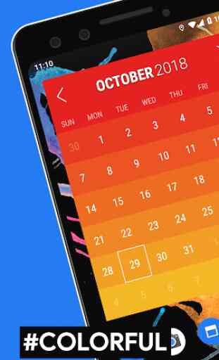 Month: Calendar Widget 4