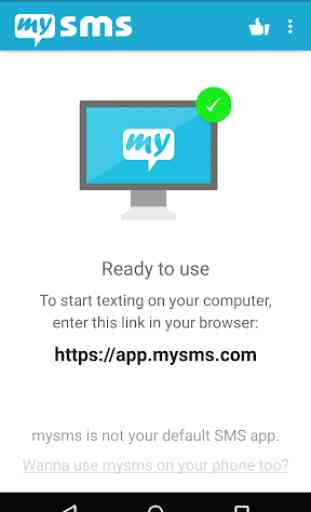 mysms - SMS desde el ordenador 1