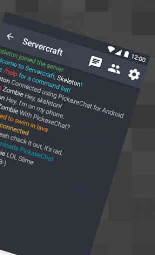 PickaxeChat para Minecraft 2