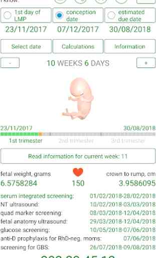 Pregnancy Due Date Calculator and Calendar 1