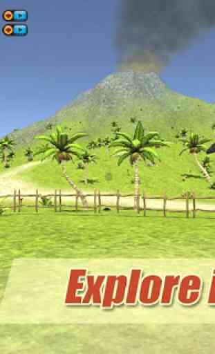 Survival Volcano Island 3D 1