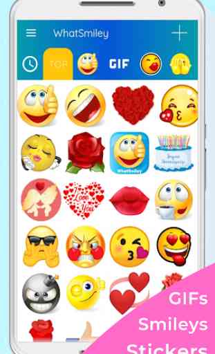 WhatSmiley: iconos, GIF, emoticonos y stickers 1