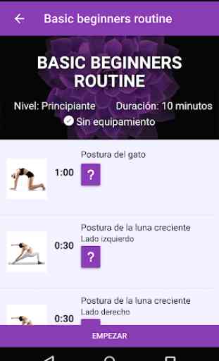 Yoga en casa - Videos y rutinas gratis en español 3