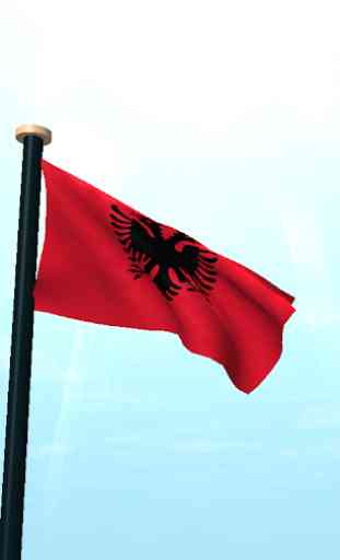 Albania Bandera 3D Gratis 2