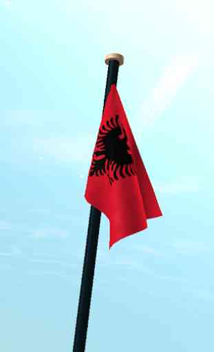 Albania Bandera 3D Gratis 3