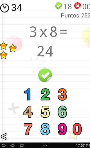 AB Math-mates juego para niños : tablas 1