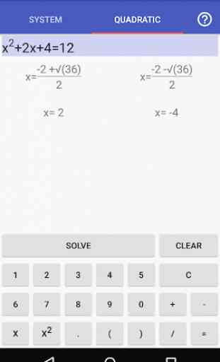 Equation Solver Sistema 3