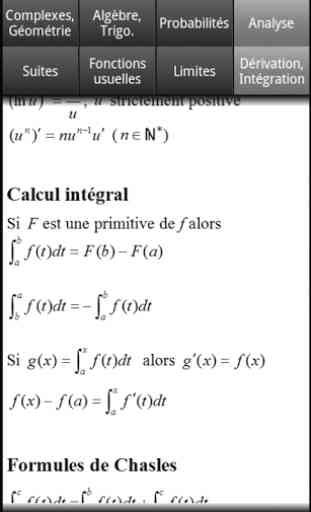Formules Maths Bac S 2
