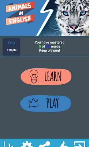 Learn Animals Names in English Pictures Words Quiz 1