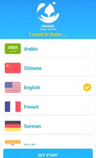 Learn English, Korean, Chinese, French ... - Awabe 1