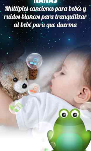 Luz Nocturna Bebé - Sonido de sueño instantáneo 3