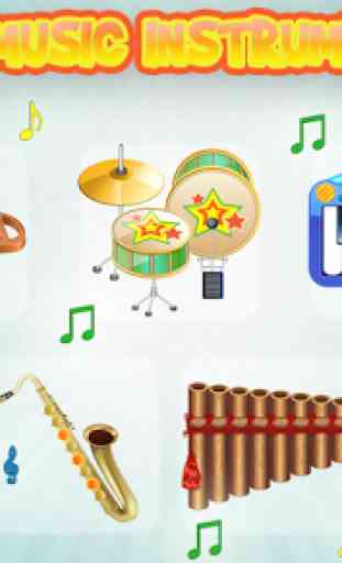 Niños Música Instrumentos 1