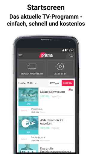 prisma – deine TV-Programm- und Mediatheken-App 1