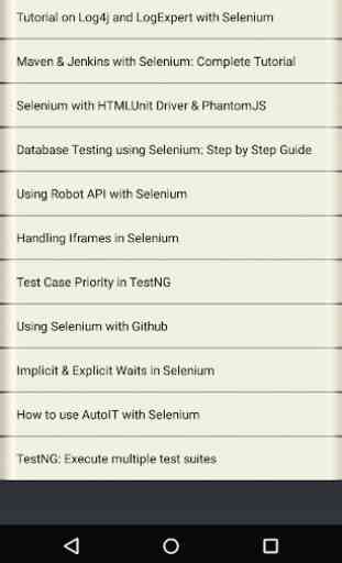 Selenium tutorial Pro 3