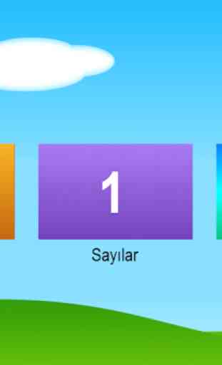 Türkçe Harfler Sayılar Renkler 1