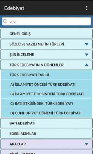 YKS Türk Edebiyatı 1