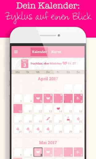 Eisprungkalender ♥ Zyklus-App 1