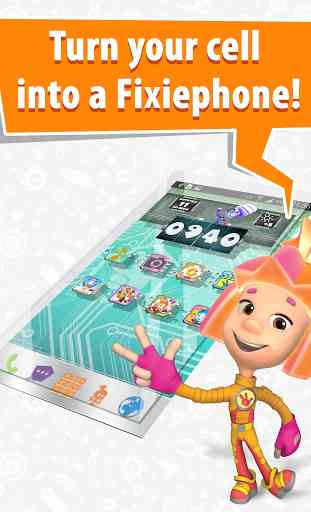 Fixiephone: launcher for kids 1