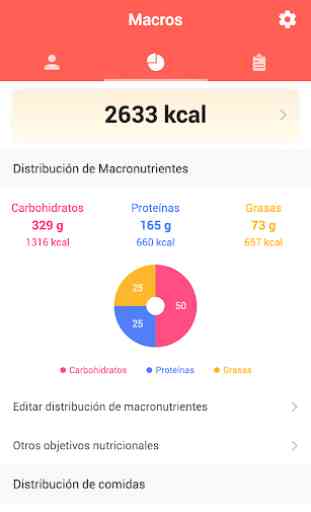 Macros - Contador de Calorías y Planificador Dieta 3