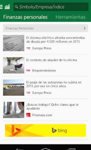 MSN Dinero: Bolsa y Noticias 4