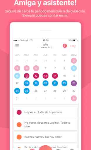 Pepapp - Calendario de la menstruación, ovulación. 2