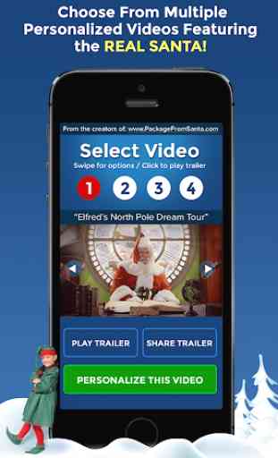 Personalized Video From Santa (Simulated) 2
