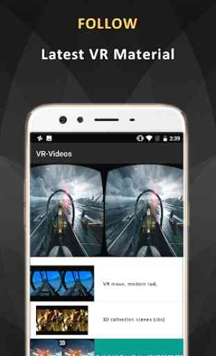 VR vídeos en directo Simulador 2