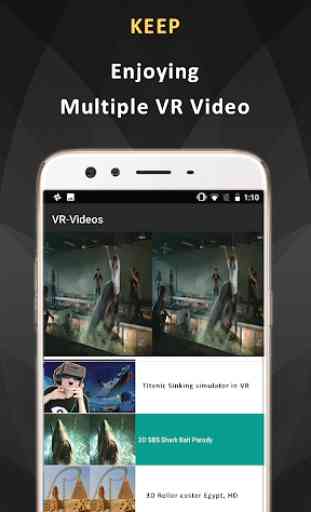 VR vídeos en directo Simulador 3