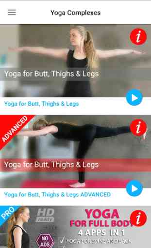 Yoga Poses & Asanas for Butt, Thighs and Legs 2