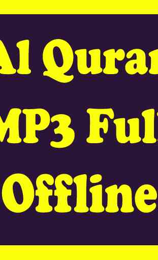 Al Quran MP3 Full Offline 1