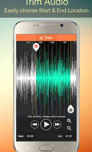 Audio MP3 Cutter Mix Converter and Ringtone Maker 3