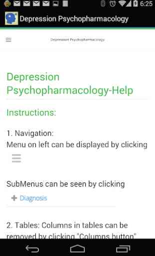 Depression Psychopharmacology 1