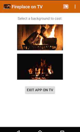 Fireplaces on TV - Chromecast 3