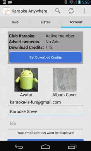 Karaoke Anywhere for Android 4