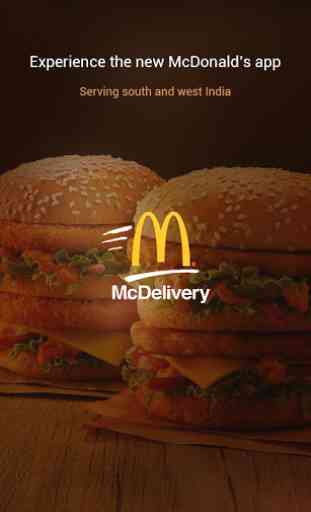 McDelivery- McDonald’s India: Food Delivery App 1