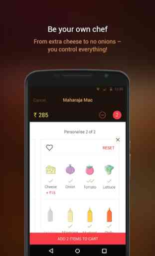 McDelivery- McDonald’s India: Food Delivery App 3