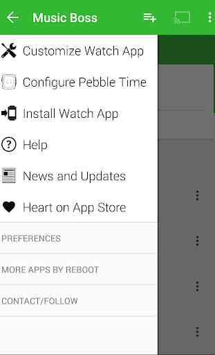 Music Boss for Pebble - Control Your Music 3