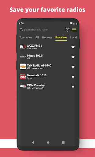 Radio Canada: Radio Player, Radio gratis en línea 3