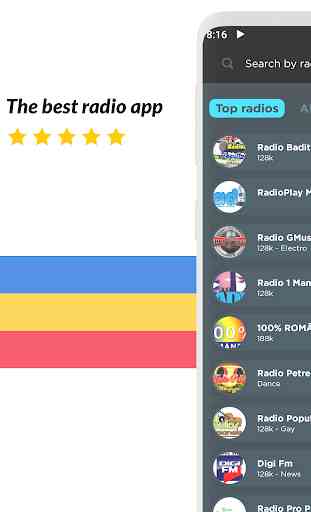 Radio Rumania: Radio FM gratis en línea 1