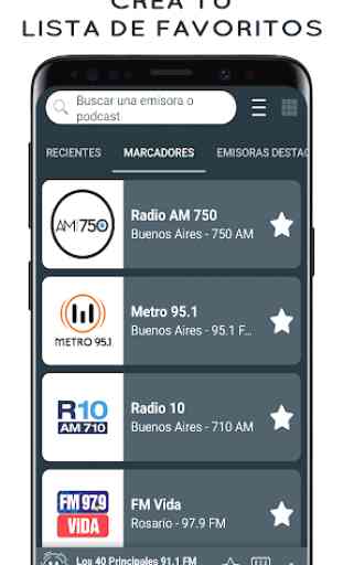 Radios Argentinas -  Radio AM, FM, Radio en vivo 3