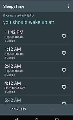 SleepyTime: calcula tu sueño 2
