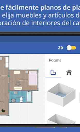 Sueco diseño de hogar 3D 3