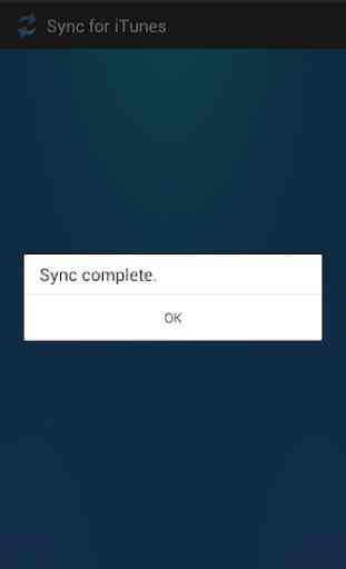 Sync for iTunes 4