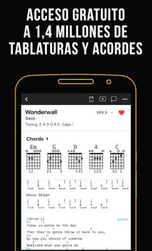 Ultimate Guitar: guitarra accordes & Tabs 3