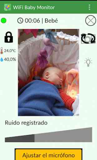 WiFi Baby Monitor: para bebé 1