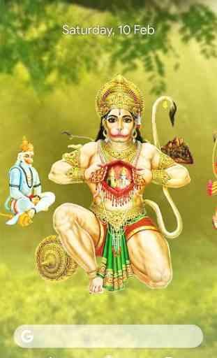 4D Hanuman Live Wallpaper 1