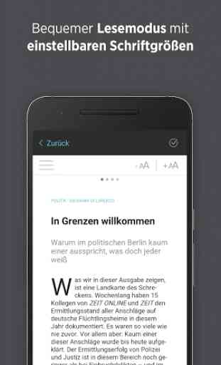 DIE ZEIT E-Paper App 2
